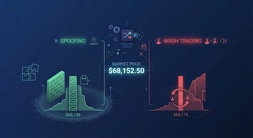 Order Book Manipulation: Spoofing and Wash Trading