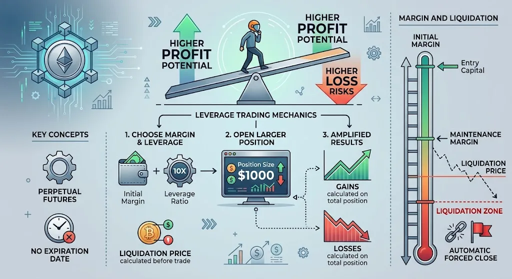 Perpetual Futures: The Most Common Leveraged Crypto Product